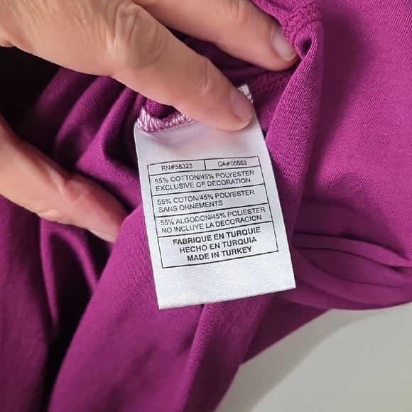 Vintage Nike Sportswear Magenta Top – Women’s Medium (Made in Turkey) - Picture 9 of 10